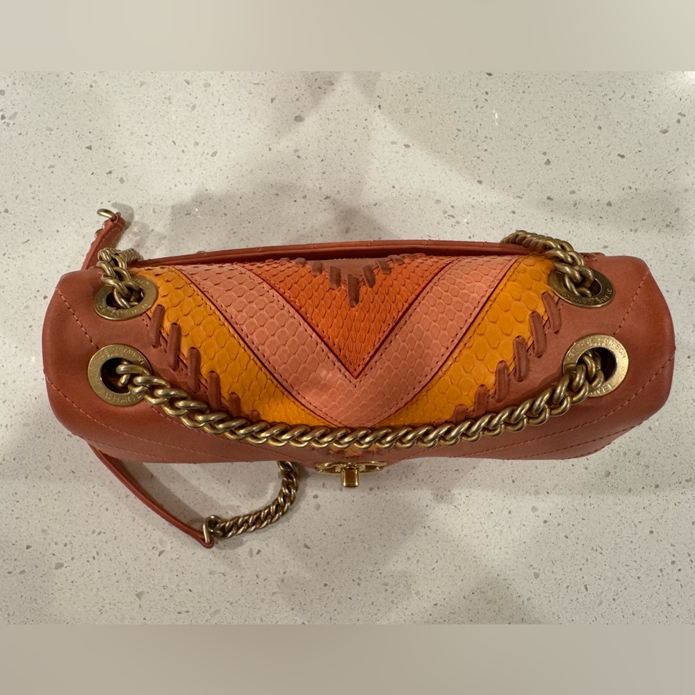 Chanel patches python flap - Picture 6 of 11